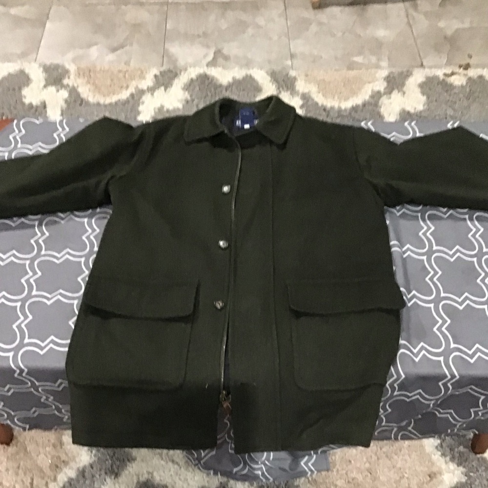 Lands’ end wool coat good condition
